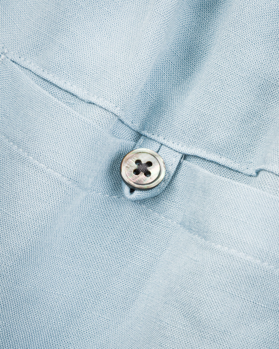 Gorsch Bamboo Linen Shorts - Baby Blue - Standard & Strange