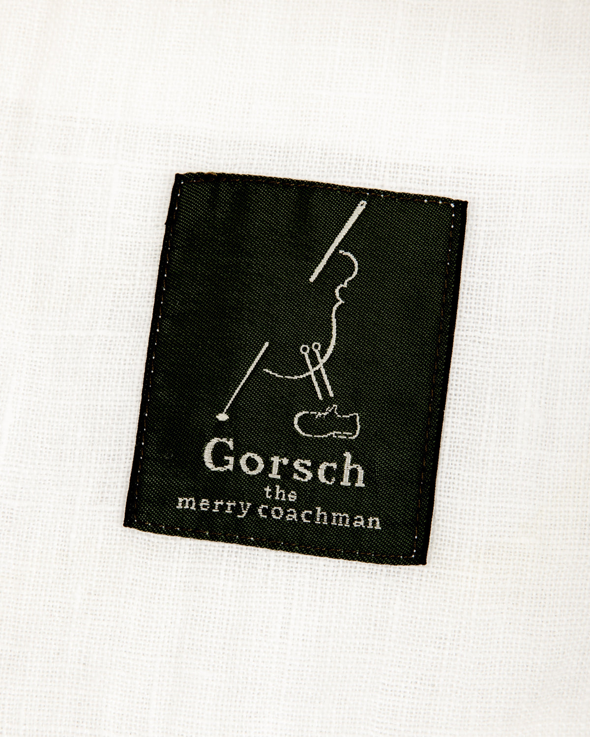 Gorsch Collar Shirt - Off White French Linen - Standard & Strange