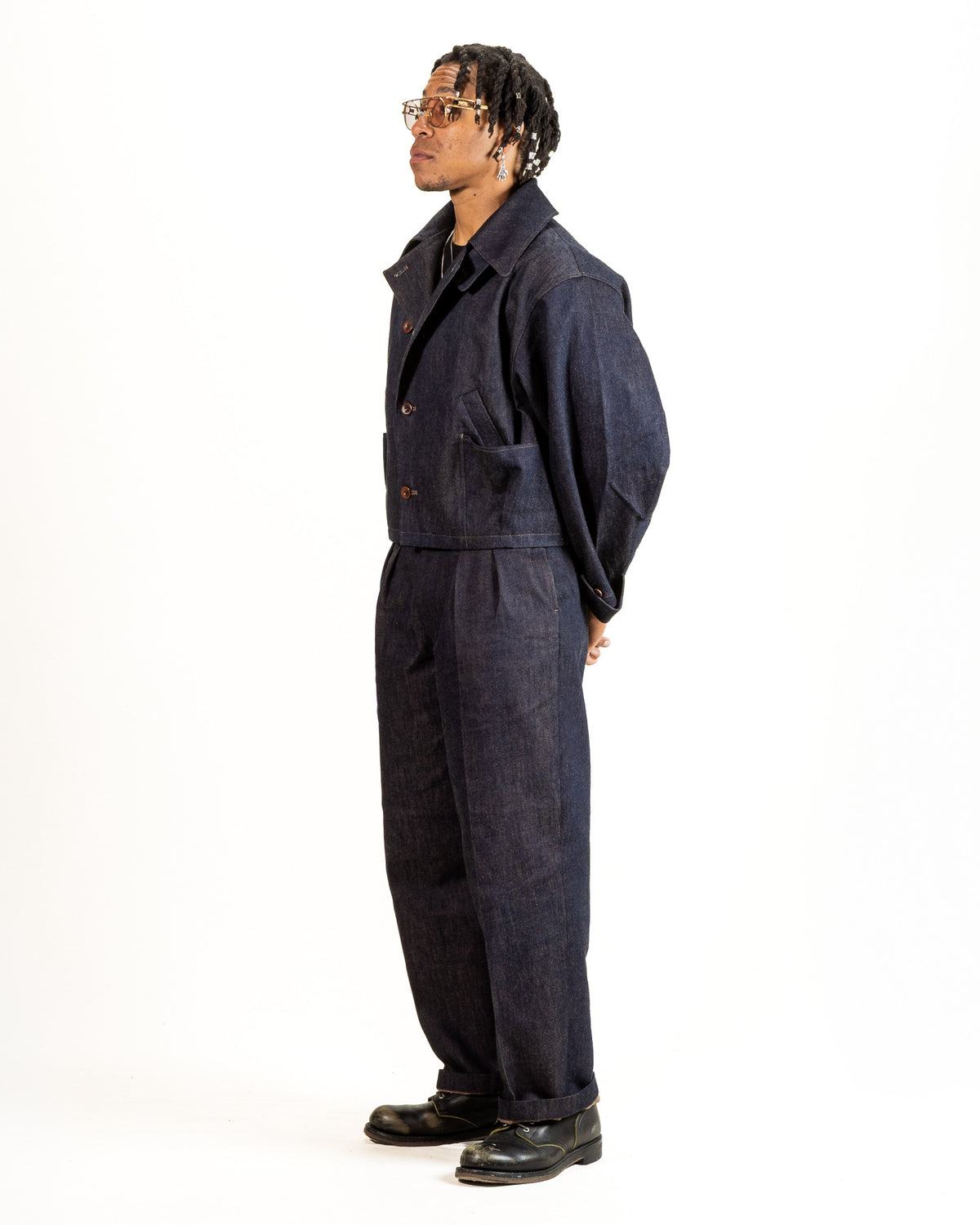 Gorsch Denim Short Length Jacket - Kakishibu - Standard & Strange