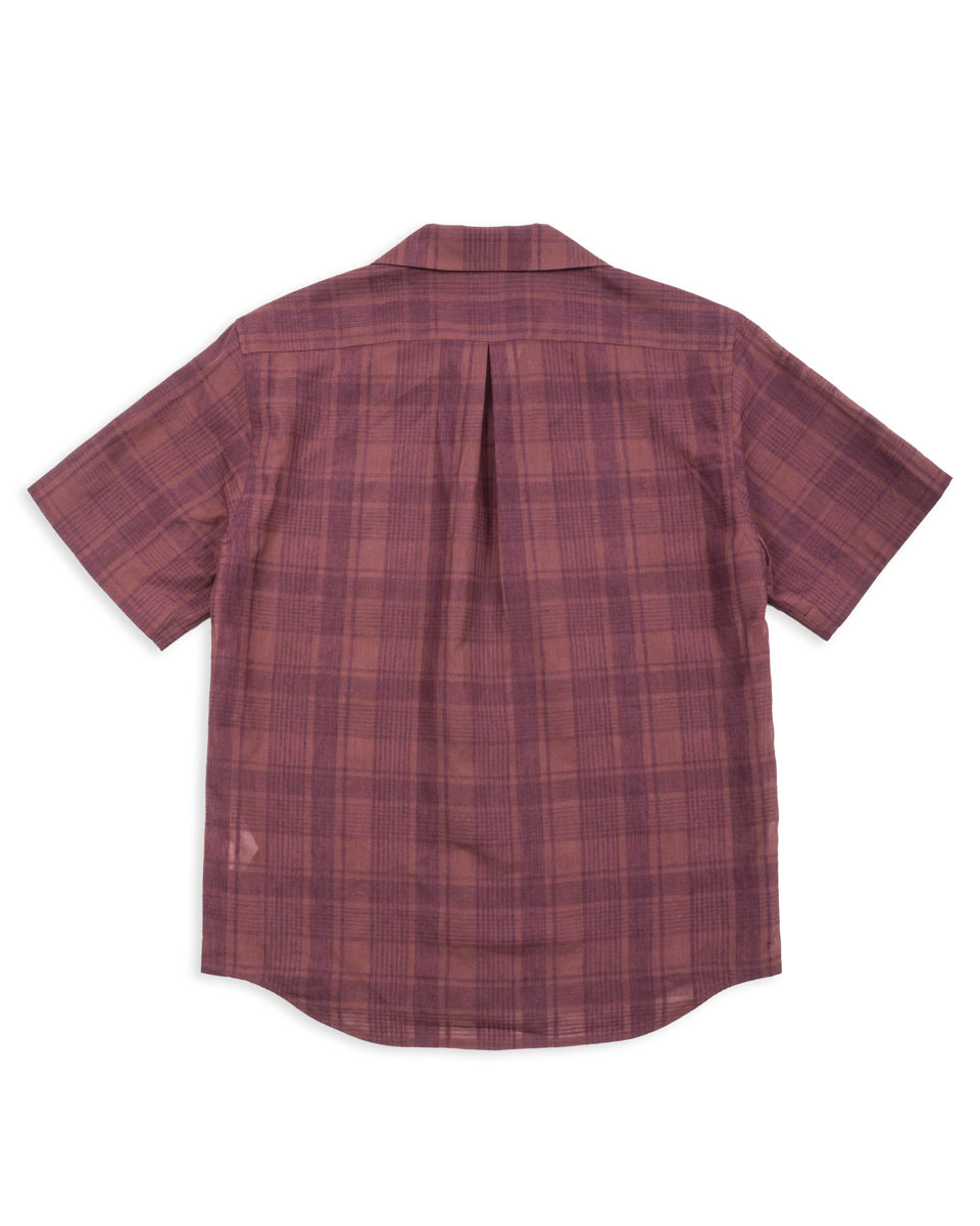 Gorsch Short Sleeve Check Shirt - Brown - Standard & Strange