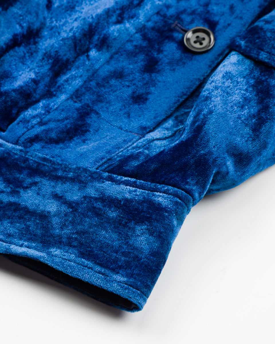 Gorsch Silk Velvet Blouson - Ryukyu Indigo - Standard & Strange