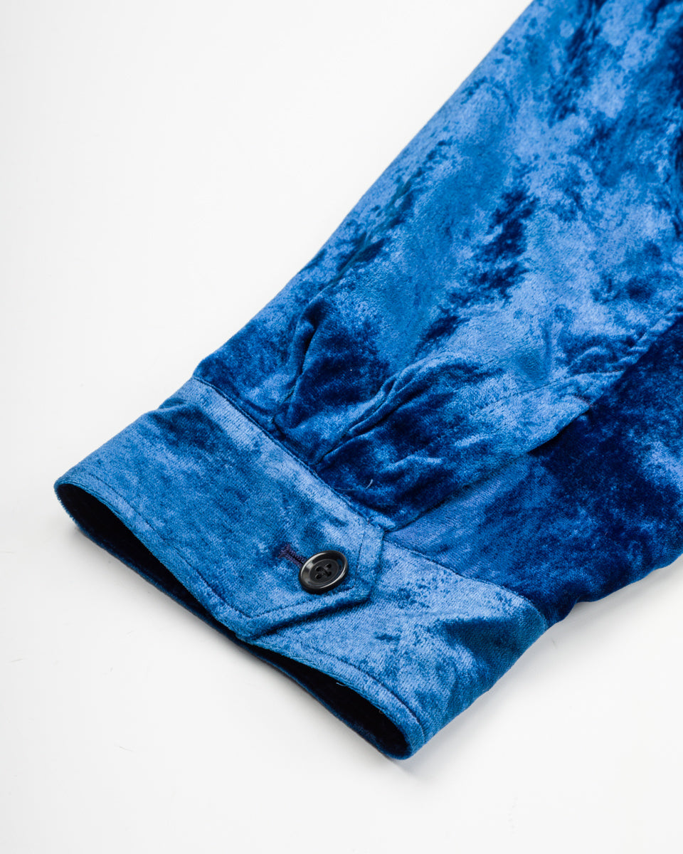 Gorsch Silk Velvet Blouson - Ryukyu Indigo - Standard & Strange