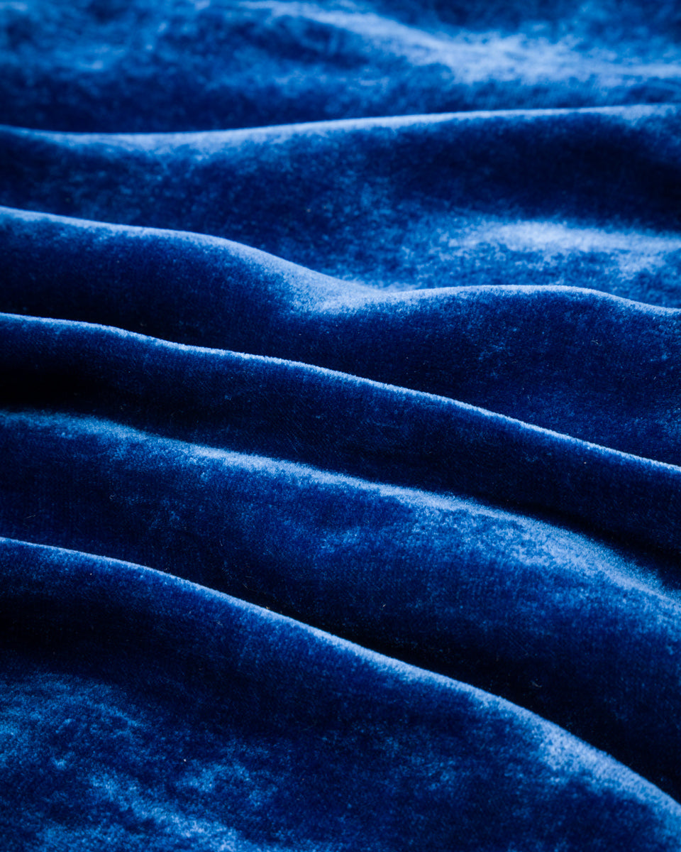 Gorsch Silk Velvet Blouson - Ryukyu Indigo - Standard & Strange