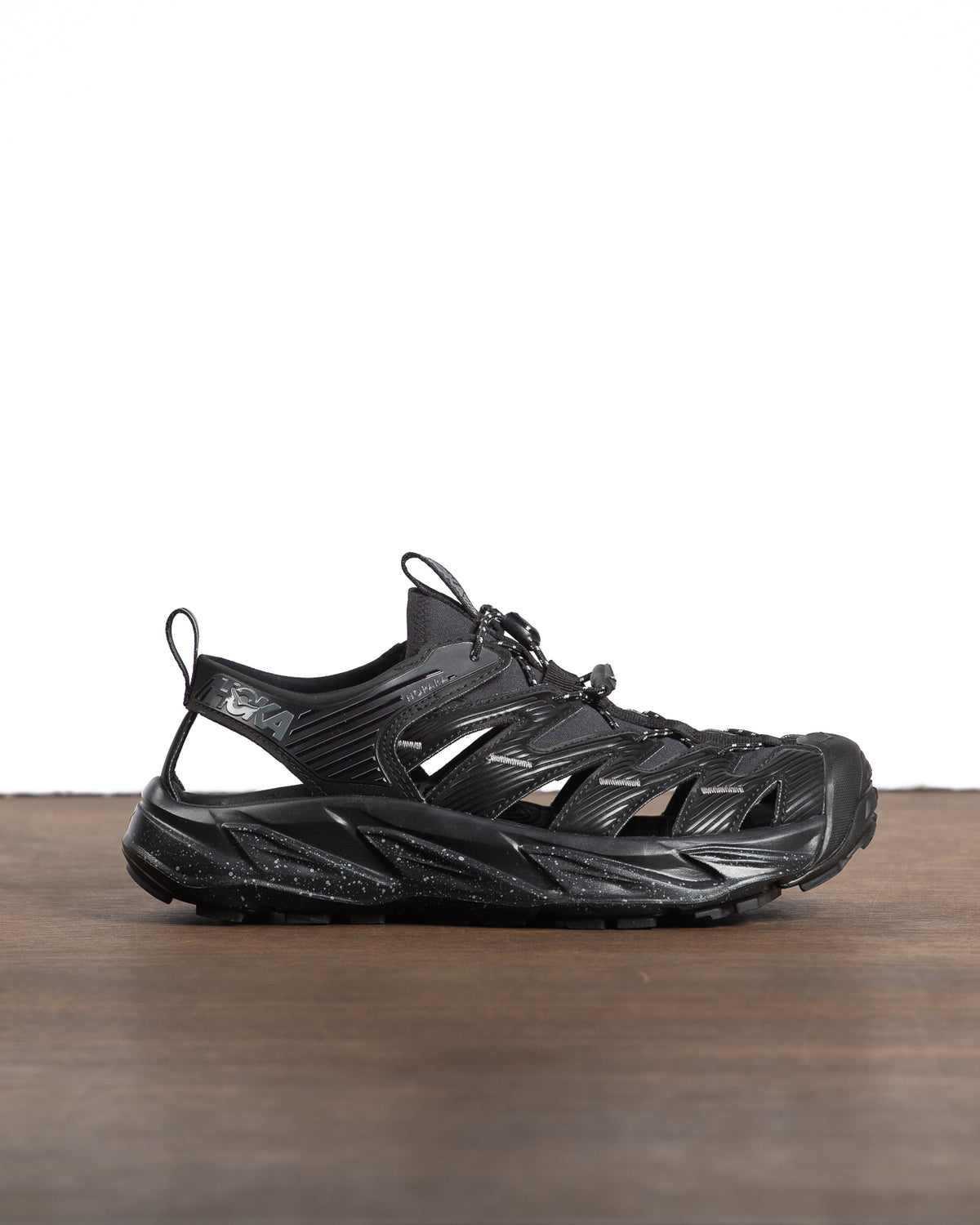 Hoka Hopara Sandal - Black/Castle Rock - Standard & Strange