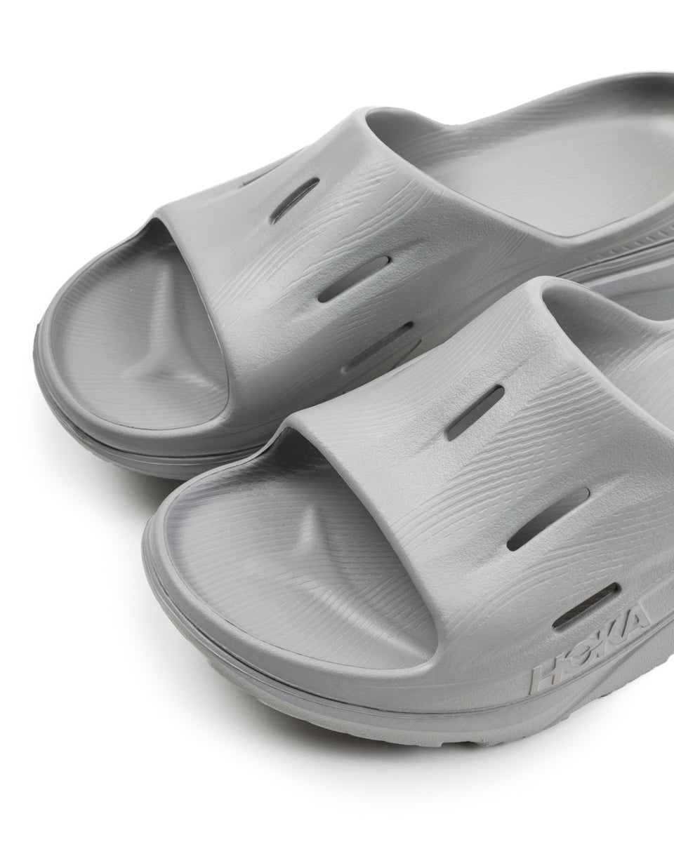 Hoka Ora Recovery Slide 3 - Grey/Grey - Standard & Strange