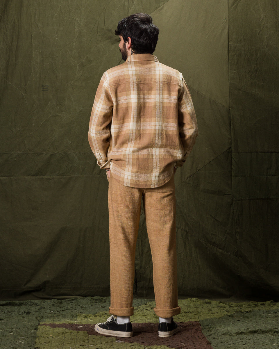 Indi + Ash Ames Workshirt - Handwoven Desert Acacia Plaid - Standard & Strange