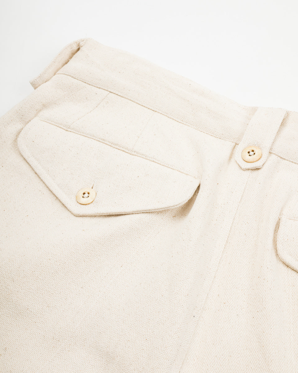 Indi + Ash Big Short - Natural Powerloom Military HBT - Standard & Strange