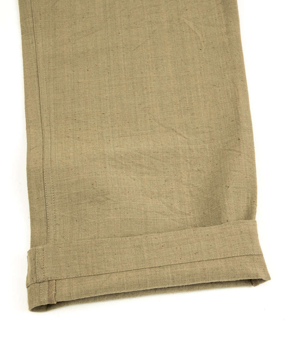 Indi + Ash Obelisk Pant - Sage Powerloom Canvas - Standard & Strange