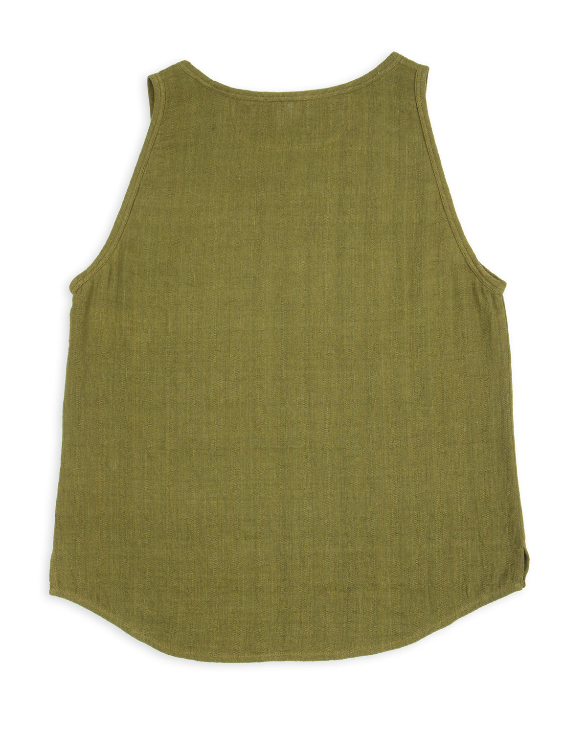 Indi + Ash Ripley Tank - Handwoven Forest Green Kala Cotton - Standard & Strange
