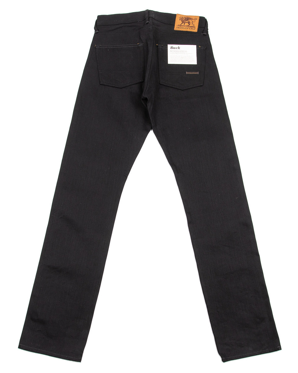 Indigofera Buck Tapered Fit - 14oz Gunpowder Black Selvedge - Standard & Strange