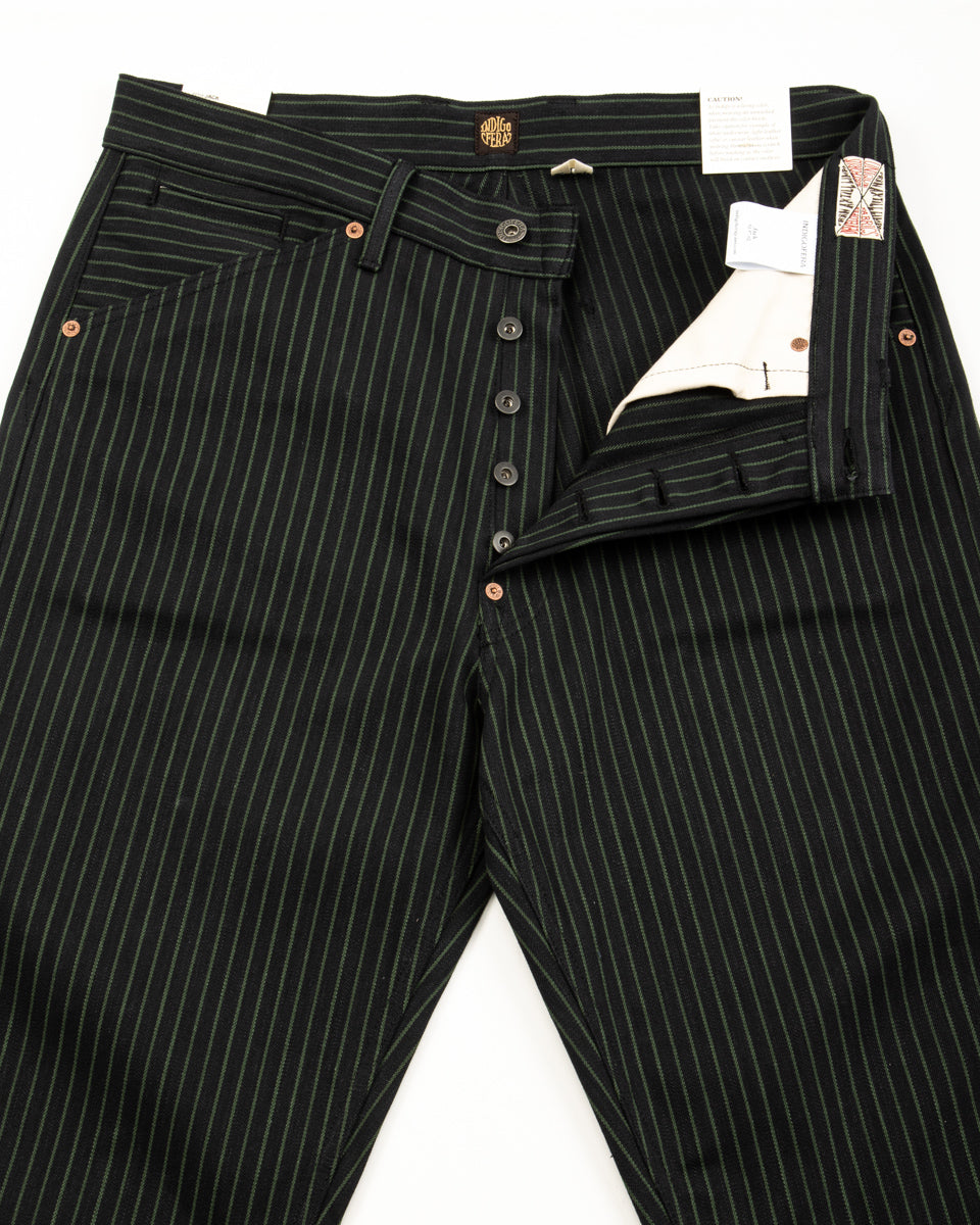 Indigofera Jack Pant - Viridescent Stripe - Standard & Strange