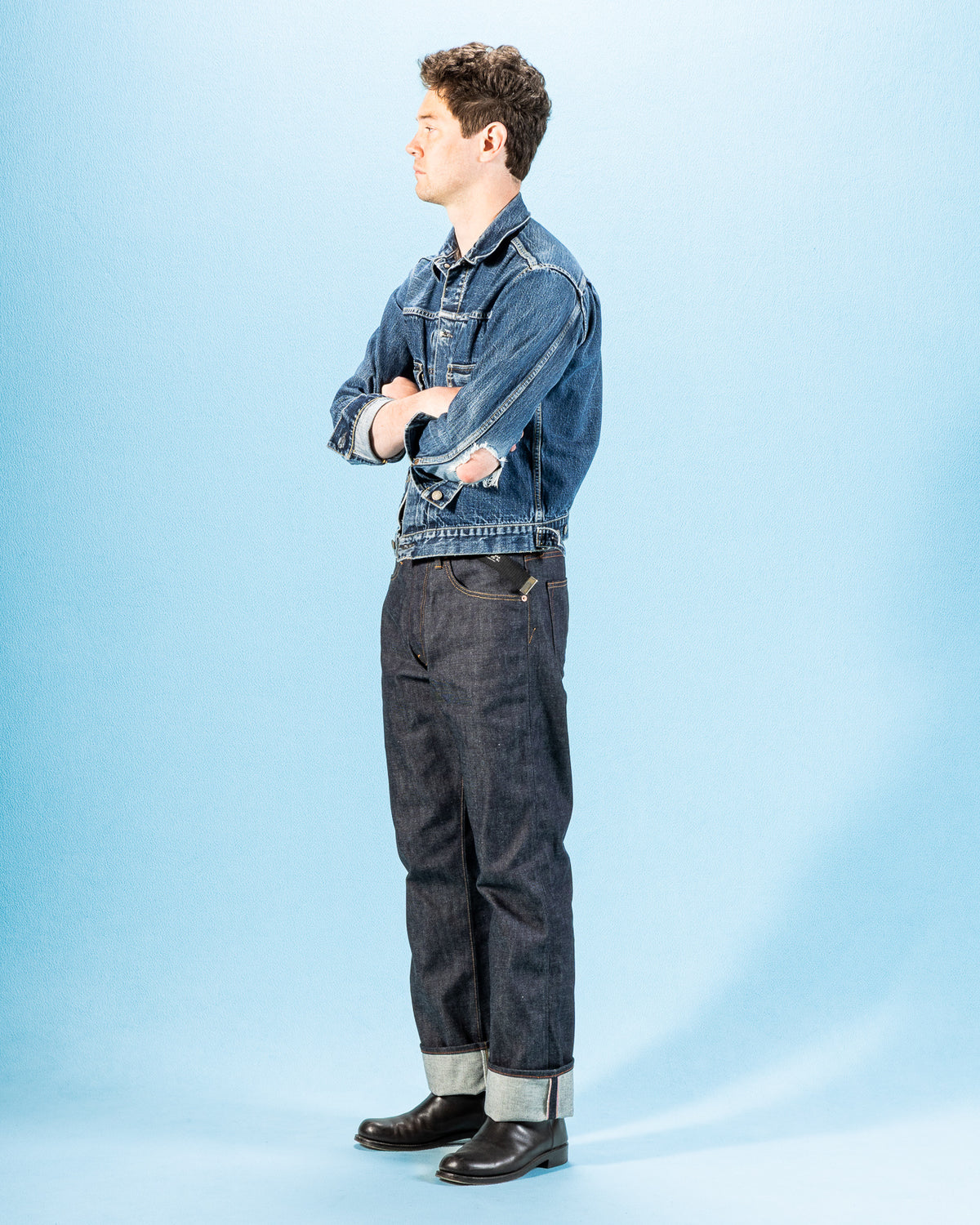Indigofera Kirk Straight Fit - 29 Hand Dip 13oz Selvedge - Standard & Strange