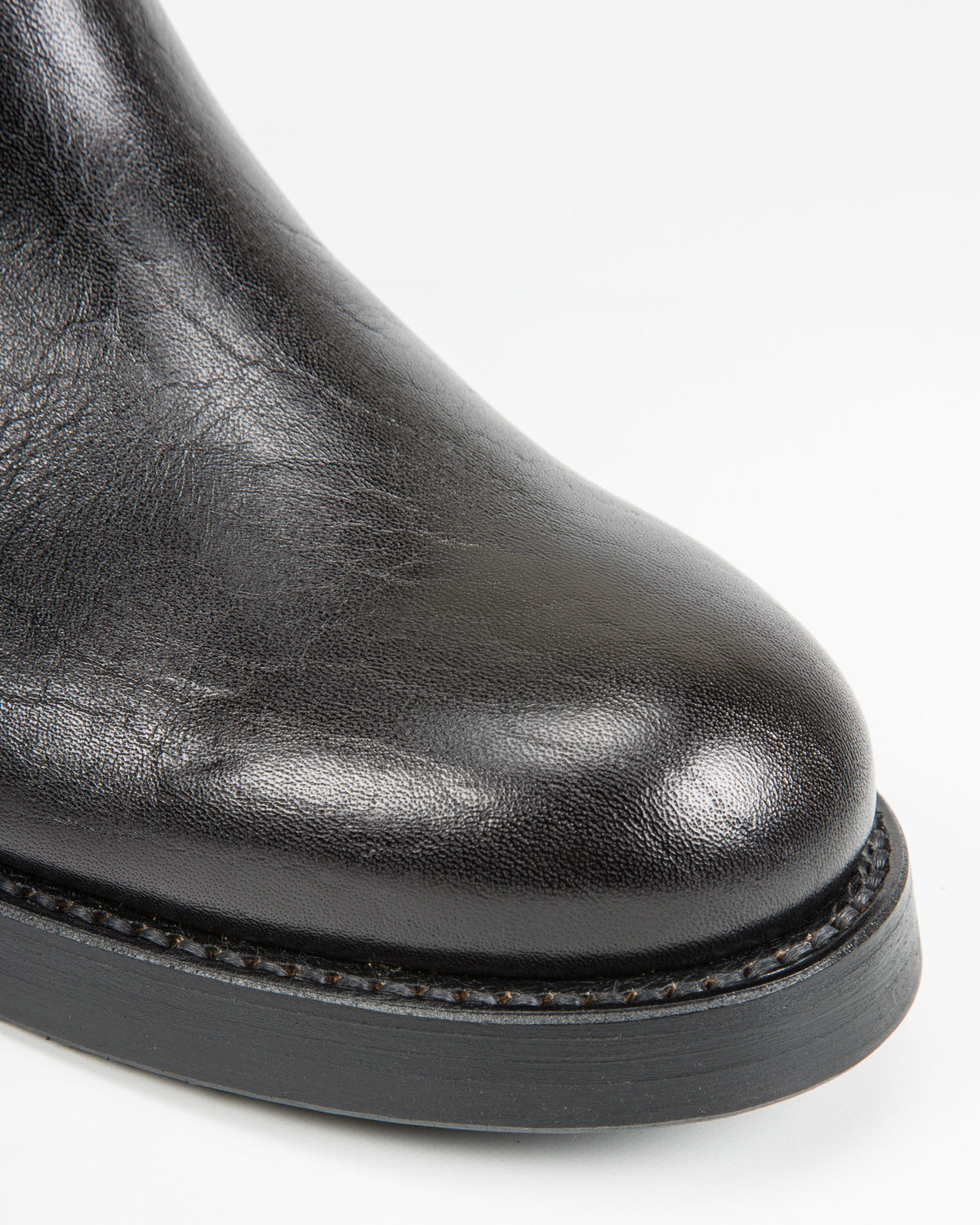 John Lofgren Wabash Engineer Boots - Black Shinki Horsebutt - Standard & Strange