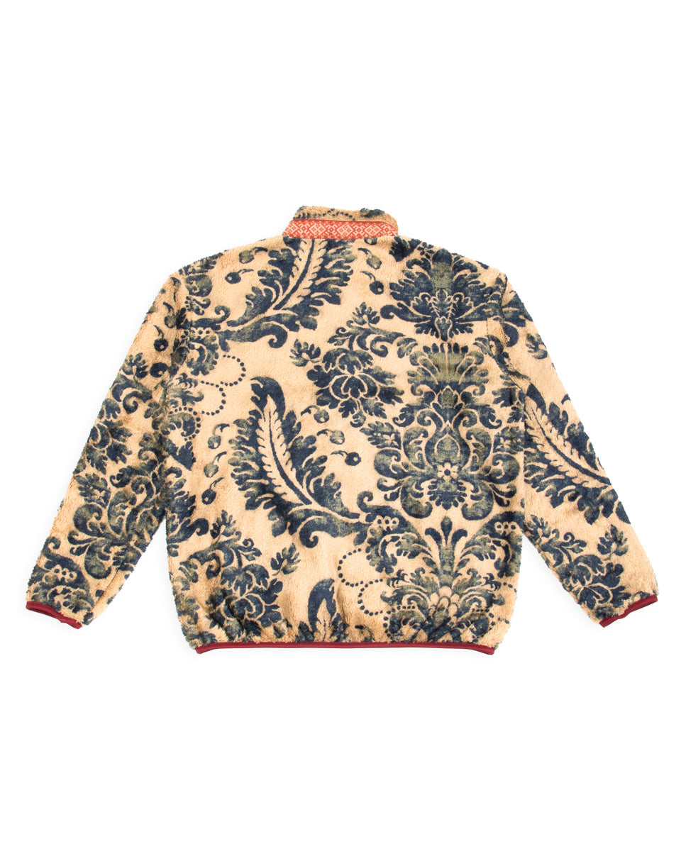 Kapital DAMASK Fleece ZIP Blouson - Beige - Standard & Strange