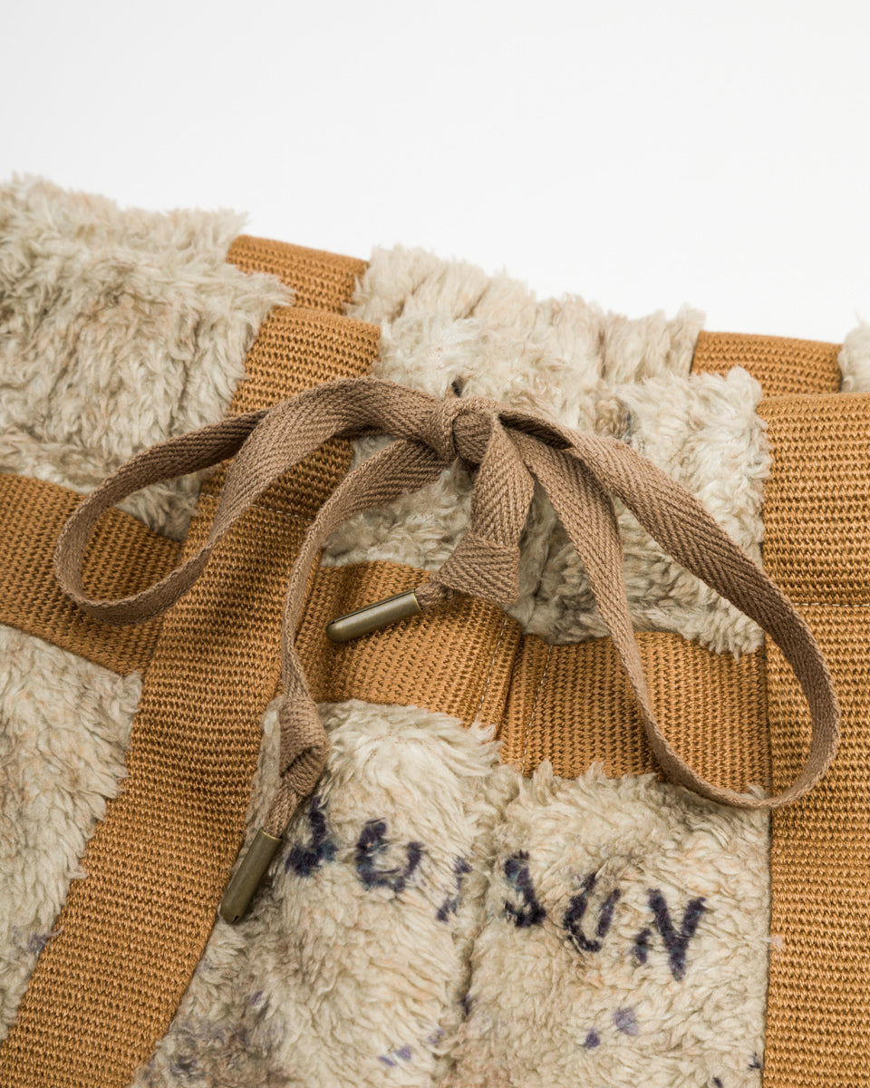 Kapital Fleece PRISONER Craft Tattersall Easy Pants - Beige - Standard & Strange