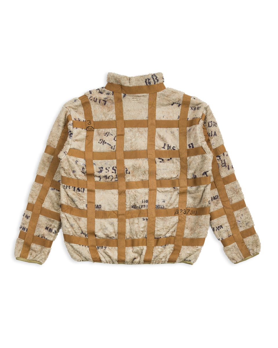 Kapital Fleece PRISONER Craft Tattersall ZIP Blouson - Beige - Standard & Strange