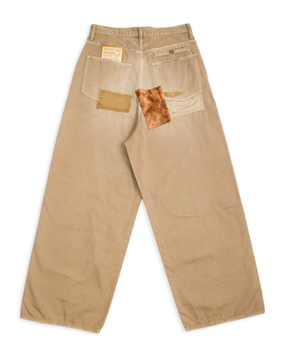 Kapital KATSURAGI PORT Baggy Pants(Champetre Remake) - Beige - Standard & Strange