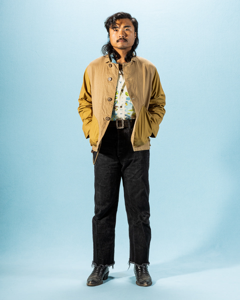 Kapital Linen Chino Cloth x Gabardine RINGOMAN Coverall - Beige - Standard & Strange