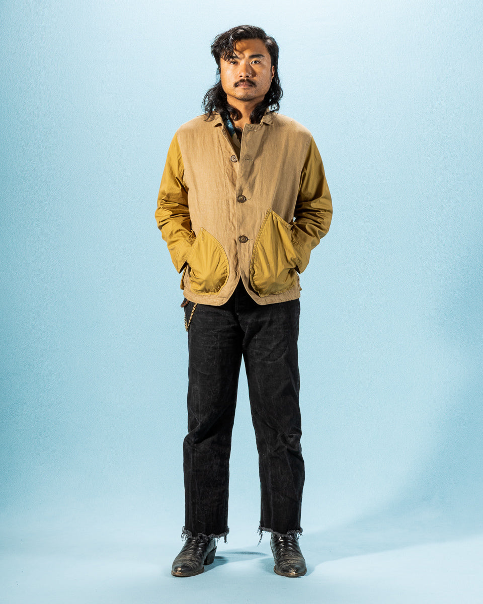 Kapital Linen Chino Cloth x Gabardine RINGOMAN Coverall - Beige - Standard & Strange