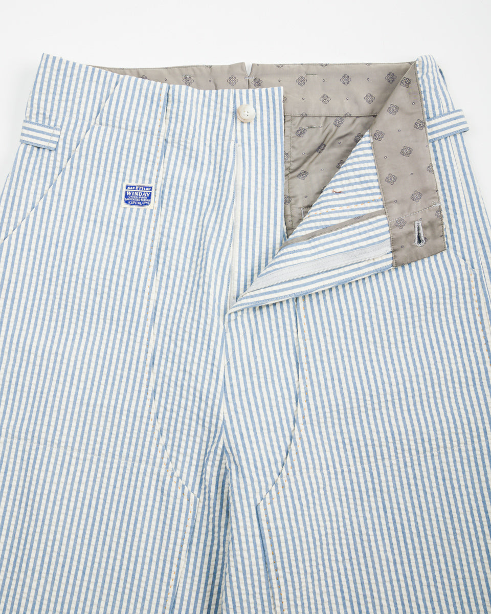 Kapital Seersucker LUMBER SUIT Pants - Sax - Standard & Strange