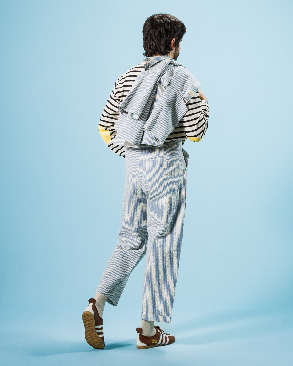 Kapital Seersucker LUMBER SUIT Pants - Sax - Standard & Strange