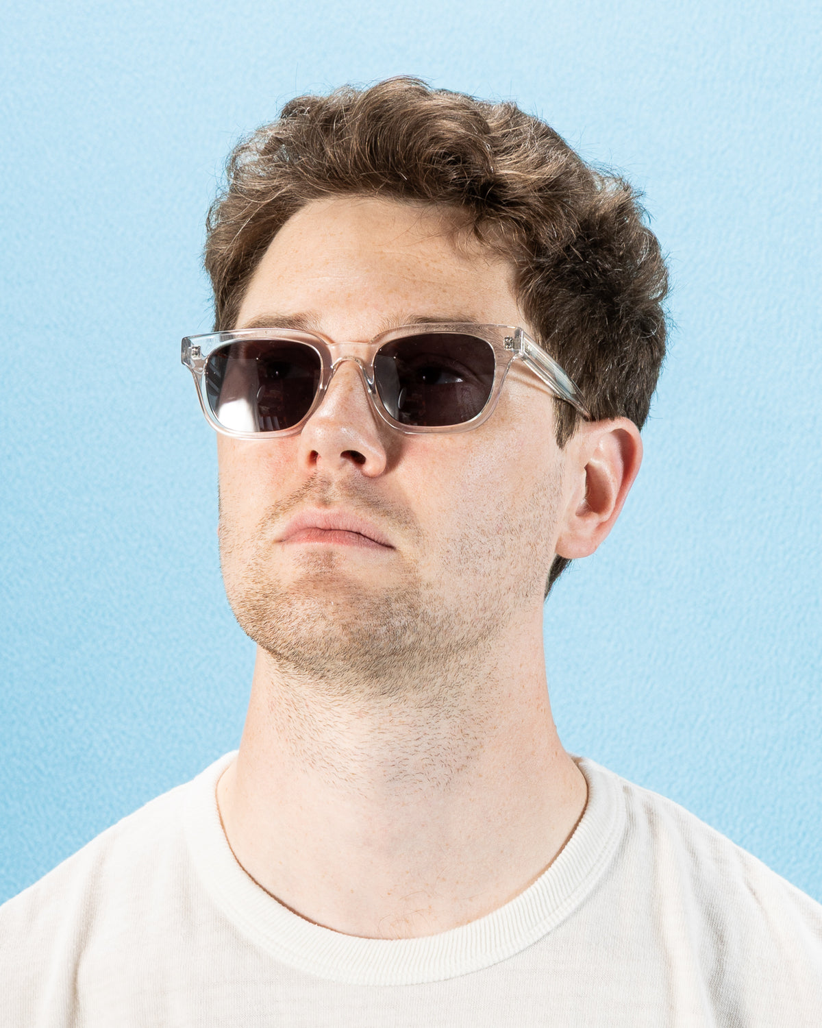 Lowercase Eyewear Ashe Sunglass - Crystal - Standard & Strange