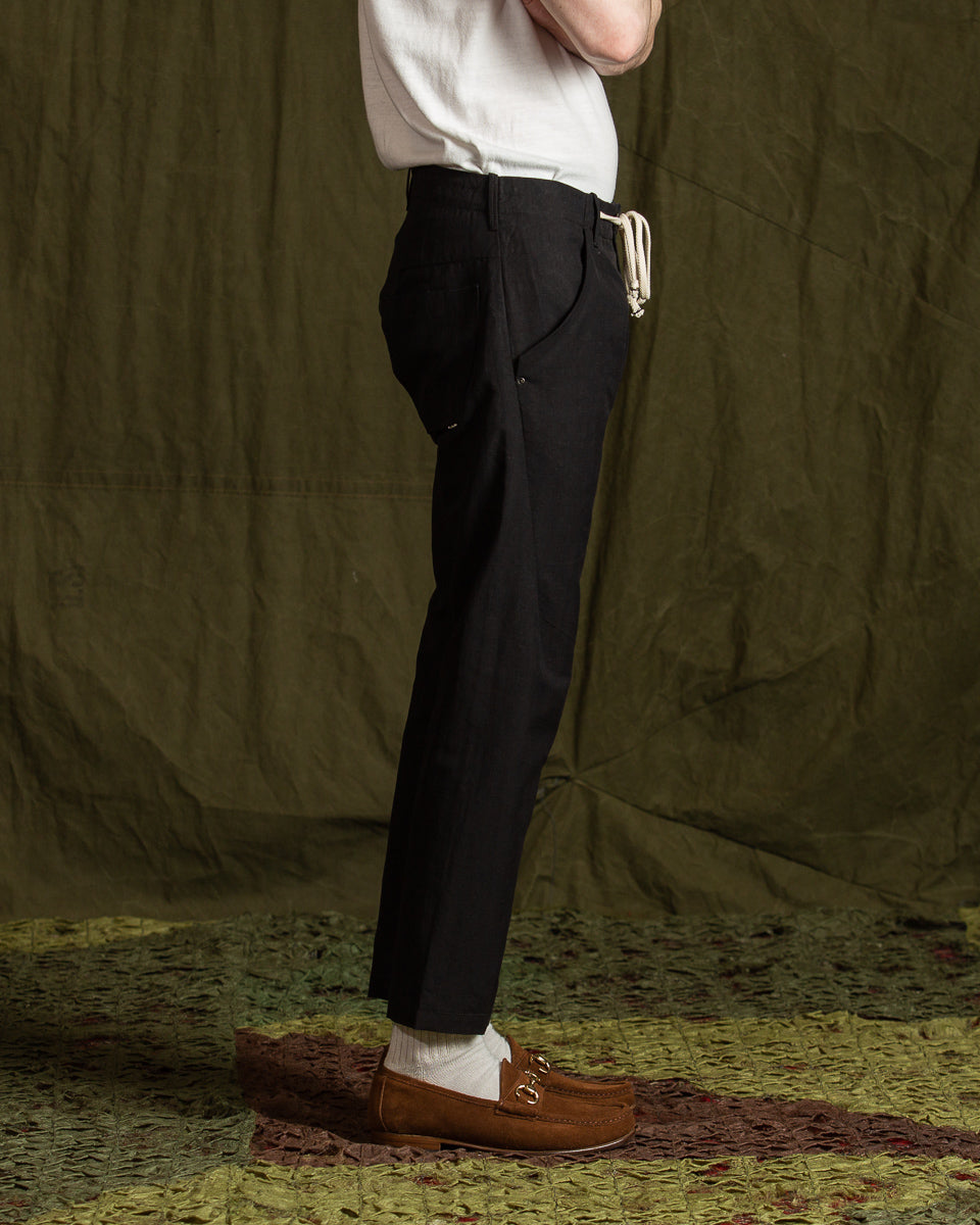 MATiAS Rivera II Pant - Marzo Black Linen/Hemp - Standard & Strange