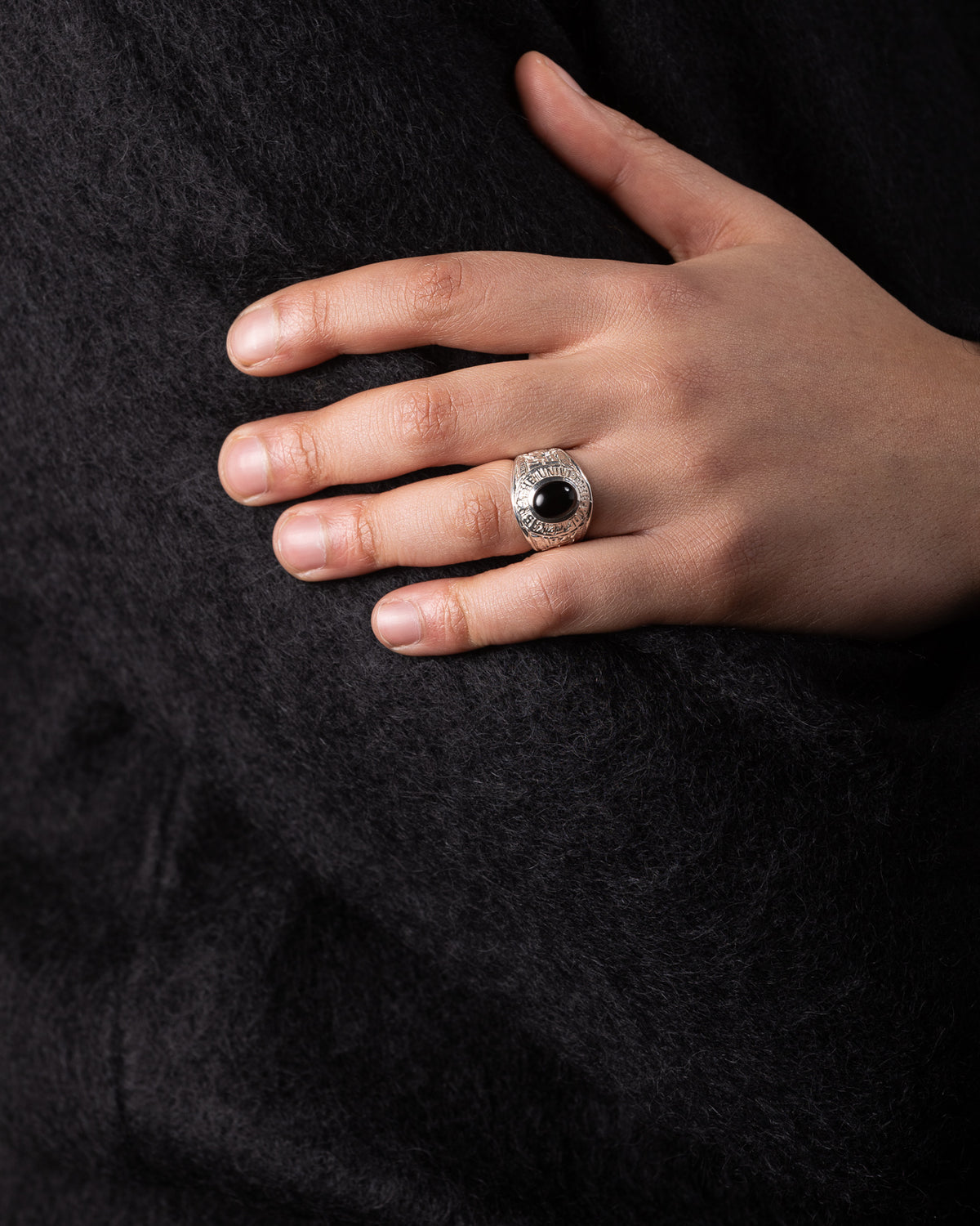 Martine Ali Black Onyx Champion Ring - Standard & Strange