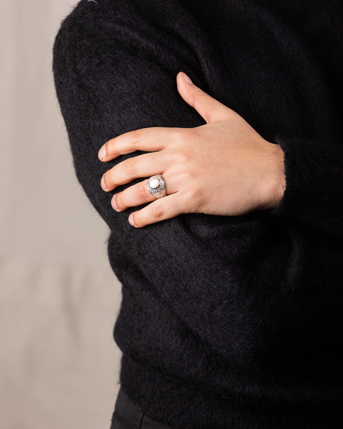 Martine Ali Mother of Pearl Champion Ring - Standard & Strange