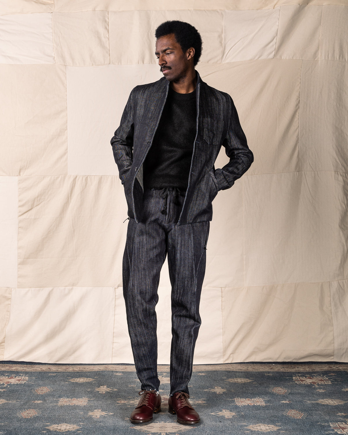MATiAS Anacapa Blazer - Bleek Indigo Super Slub - Standard & Strange