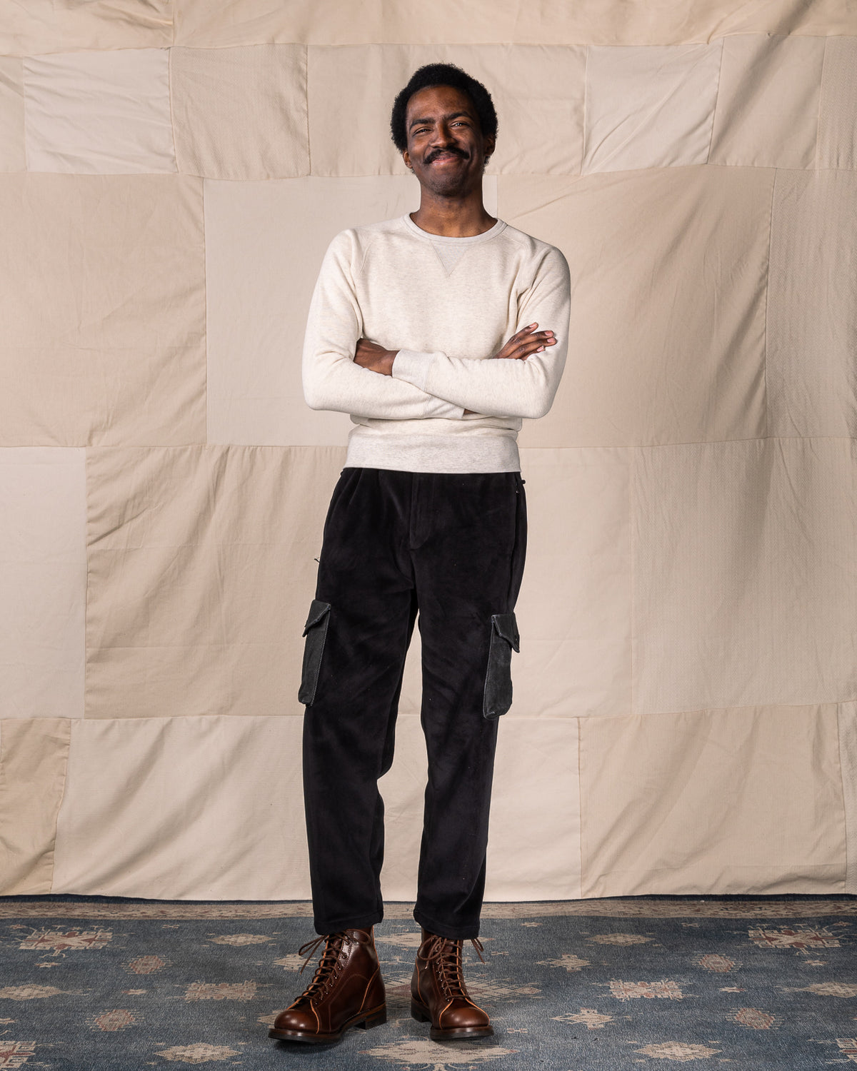 MATiAS Somonte XX Pant - Roi Black/Indigo Velvet - Standard & Strange
