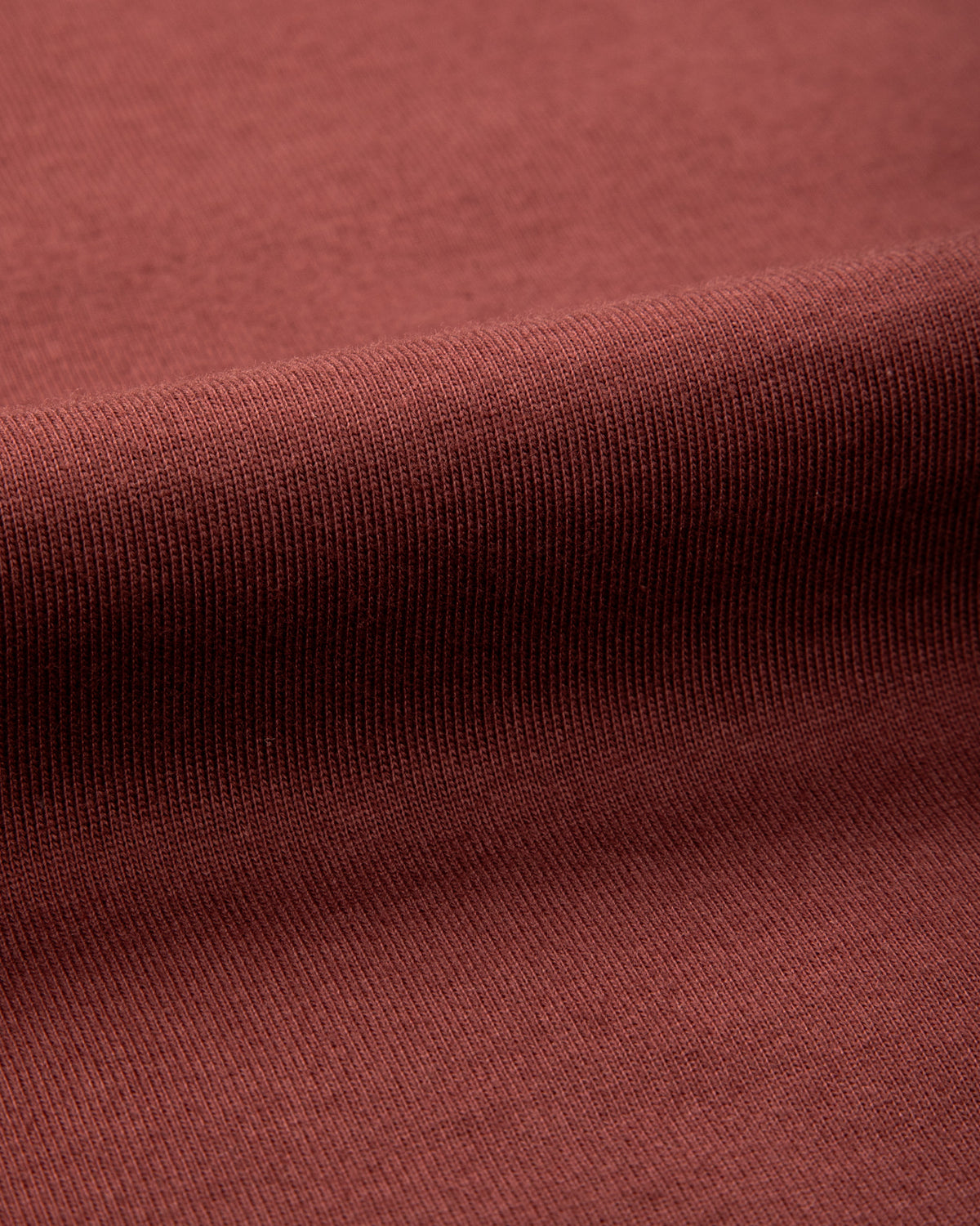 Merz b. Schwanen 2M15C Cropped Vintage Machine Jersey T-Shirt - Burgundy - Standard & Strange
