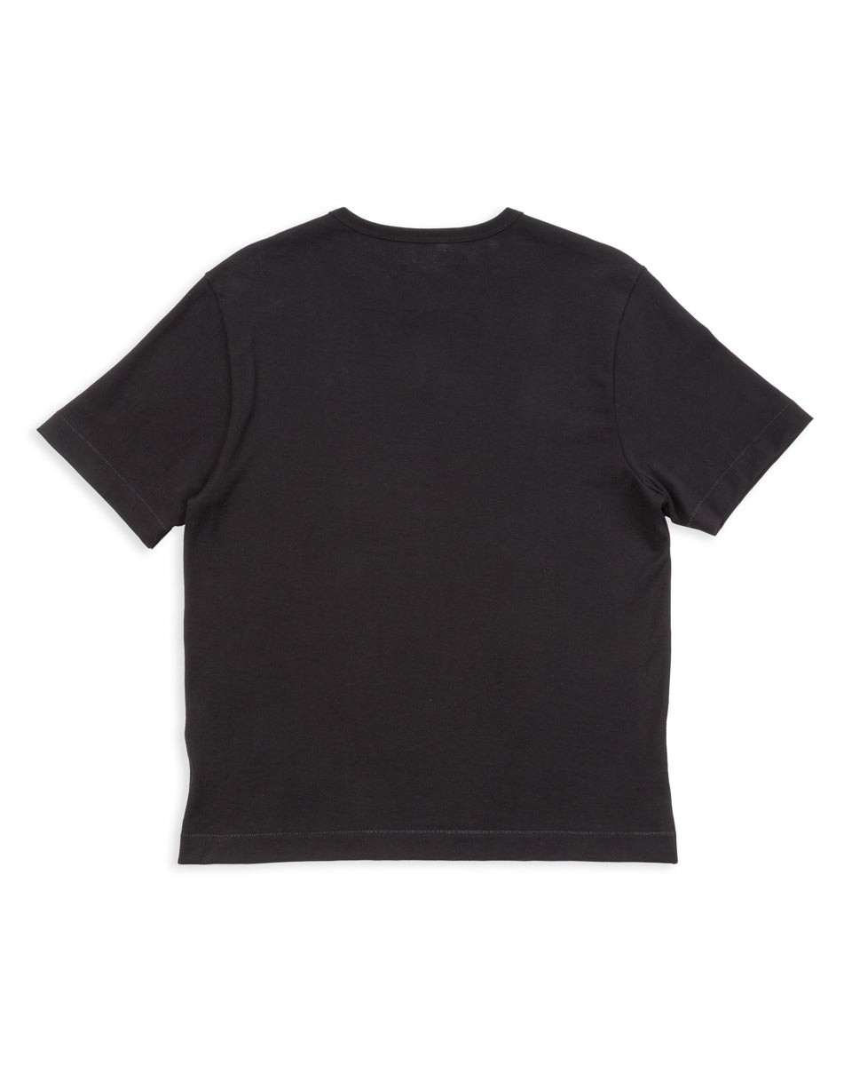 Merz b. Schwanen 6.8oz Sturdy Jersey T-Shirt - Deep Black - Standard & Strange