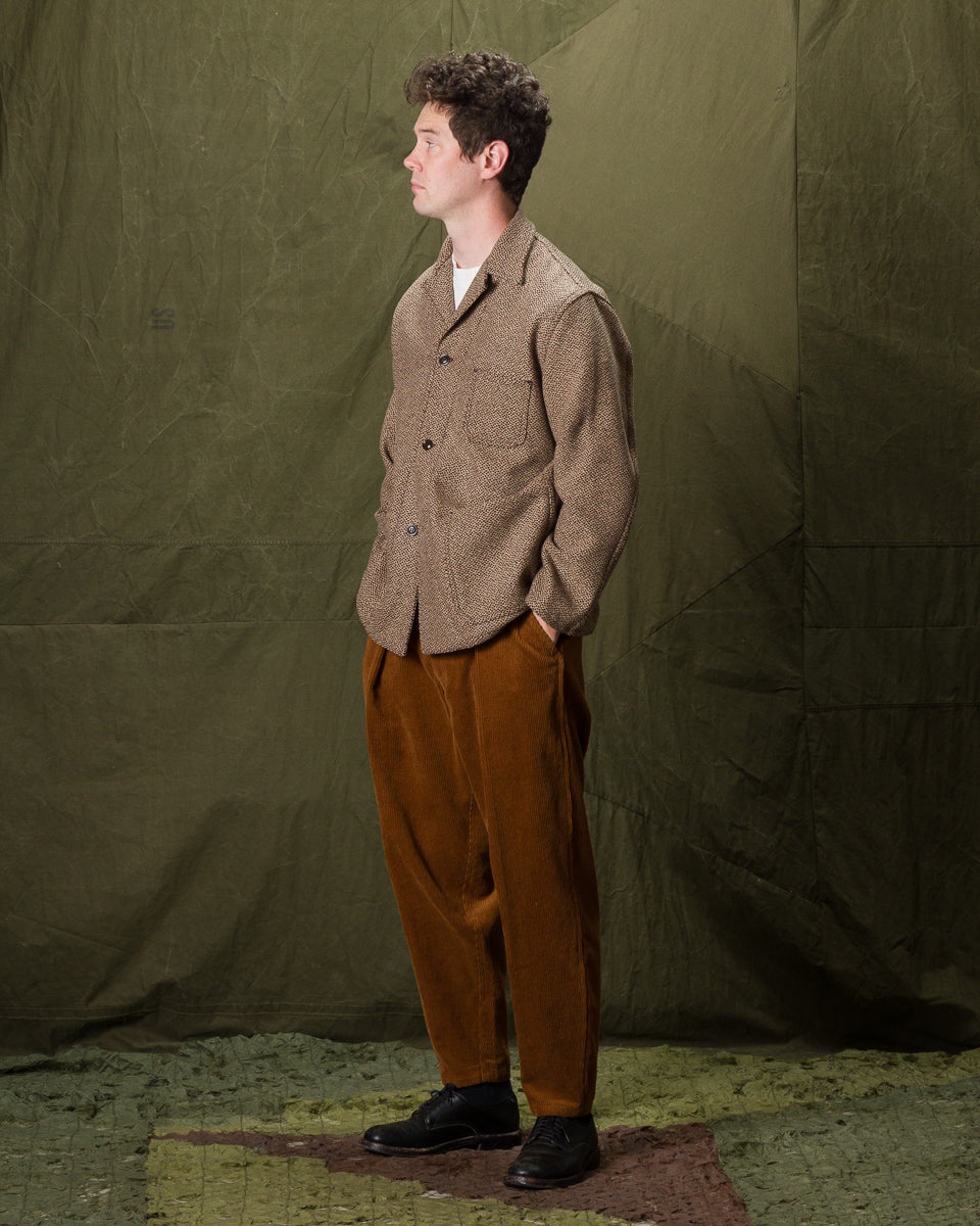 Monitaly Italian Jail Jacket - Giraffe Wool Flannel Vicente - Standard & Strange