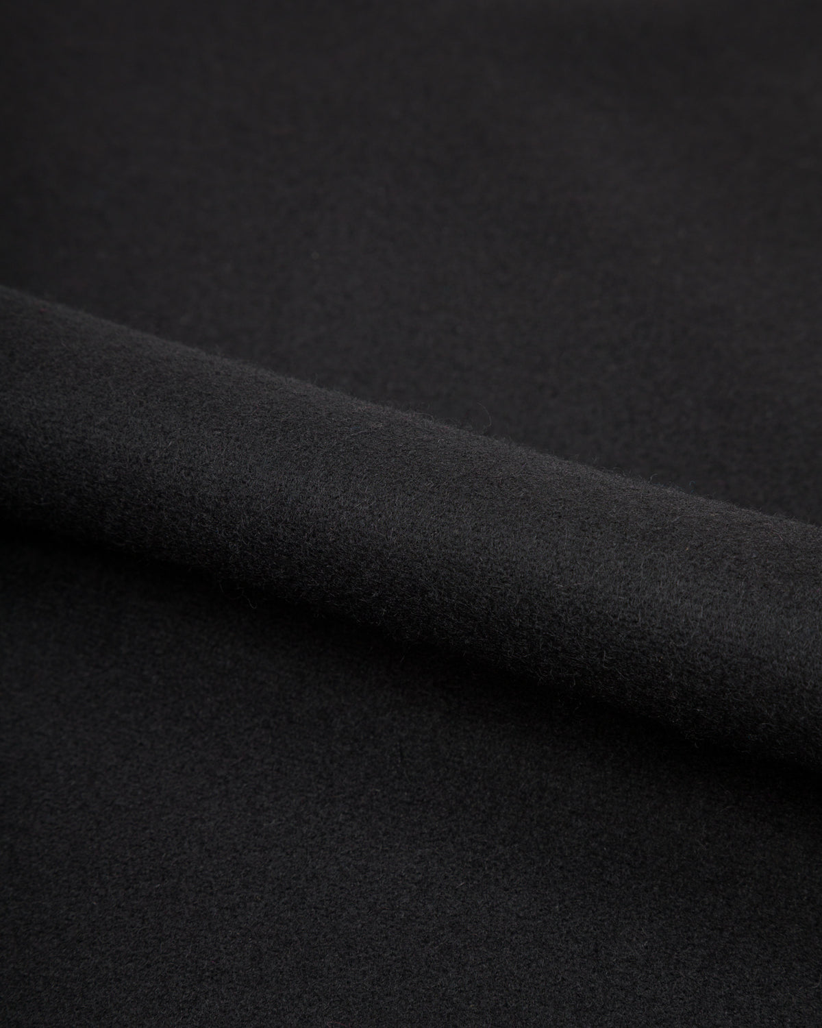Monitaly Triple Tuck Wide Pants - Solid Black Wool Flannel - Standard & Strange