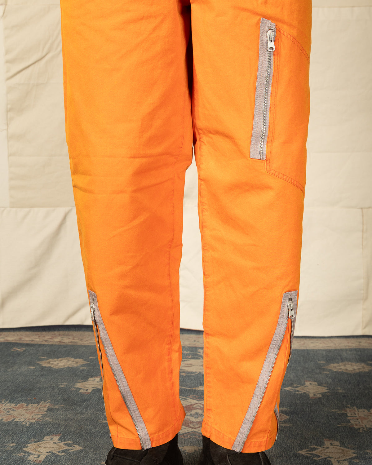 MotivMfg Norweger Flight Trousers - Lava Halley Stevenson "Military Finish" Waxed Cotton - Standard & Strange