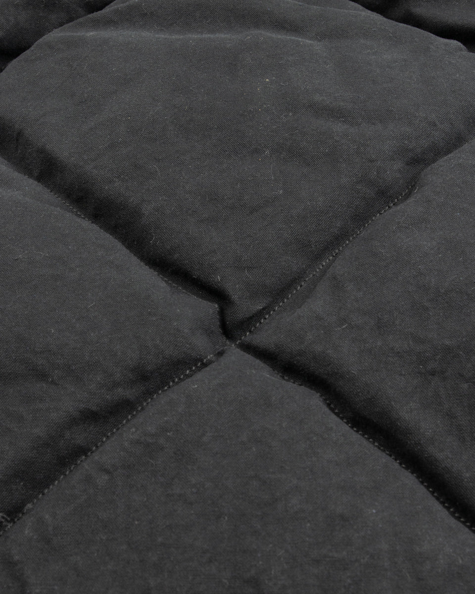 MotivMfg Lander Down Coat - Charcoal Halley Stevenson "Military Finish" Waxed Cotton - Standard & Strange