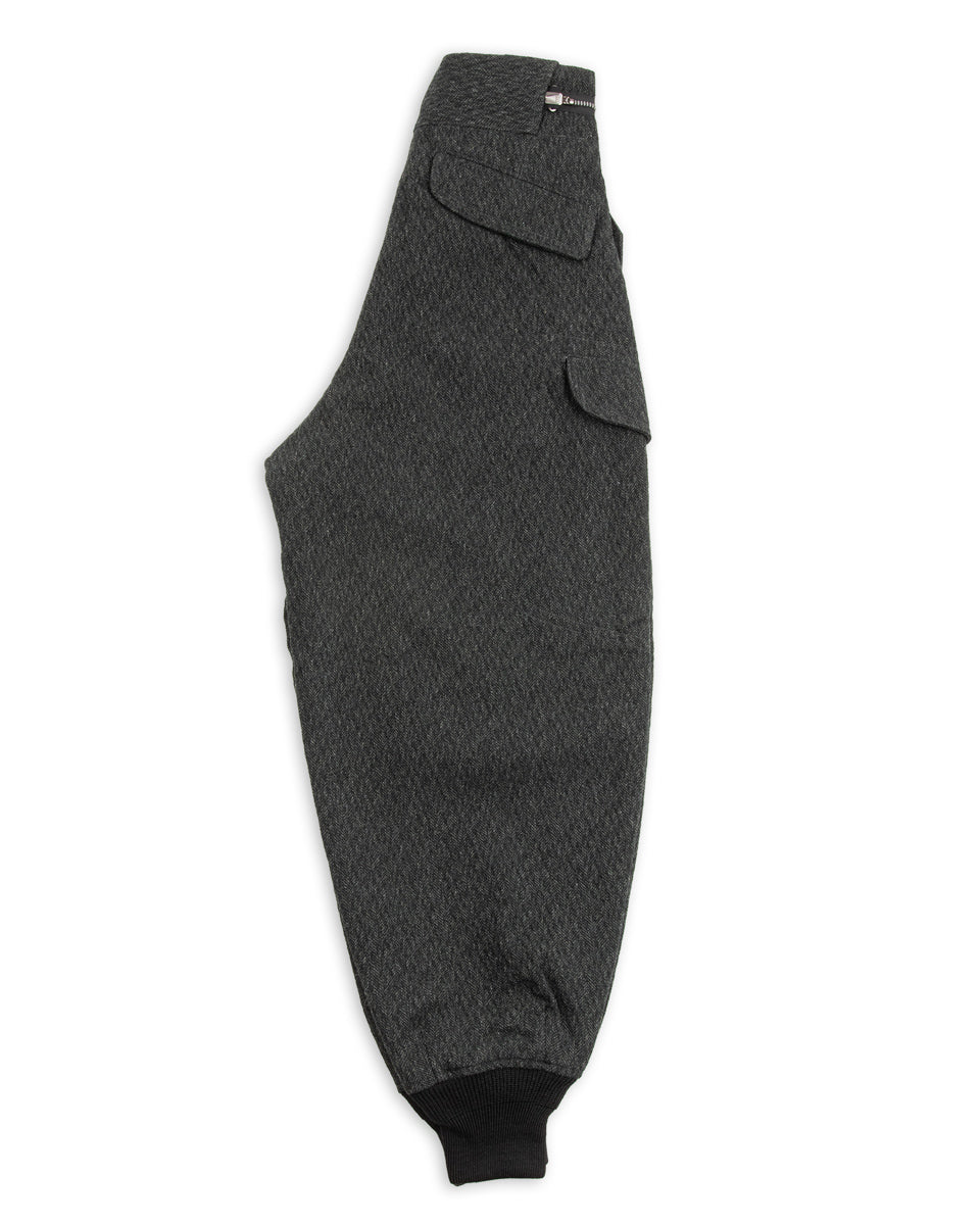 MotivMfg Ski Trousers - Forest Lovat Crepe Twist Sporting Tweed - Standard & Strange
