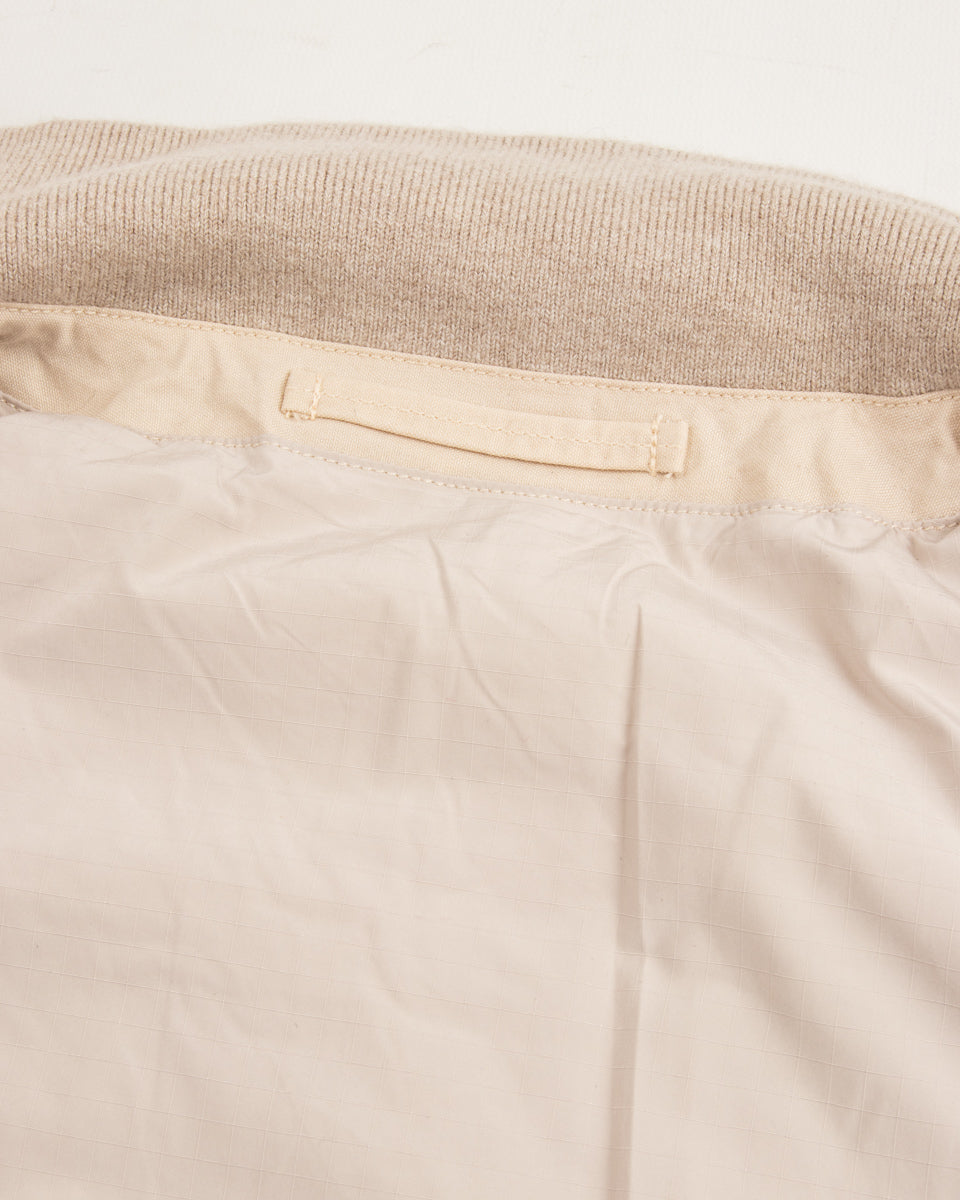 MotivMfg Vector Bomber Jacket Halley Stevenson "Military Finish" - Natural Waxed Cotton - Standard & Strange