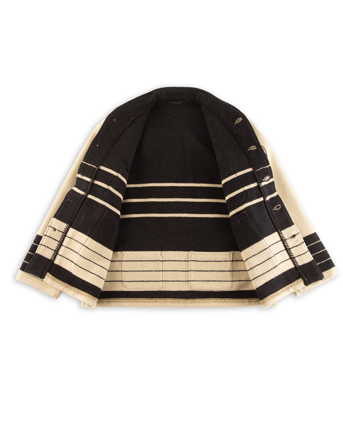 Nigel Cabourn Mountaineer Blanket Jacket - Ivory - Standard & Strange