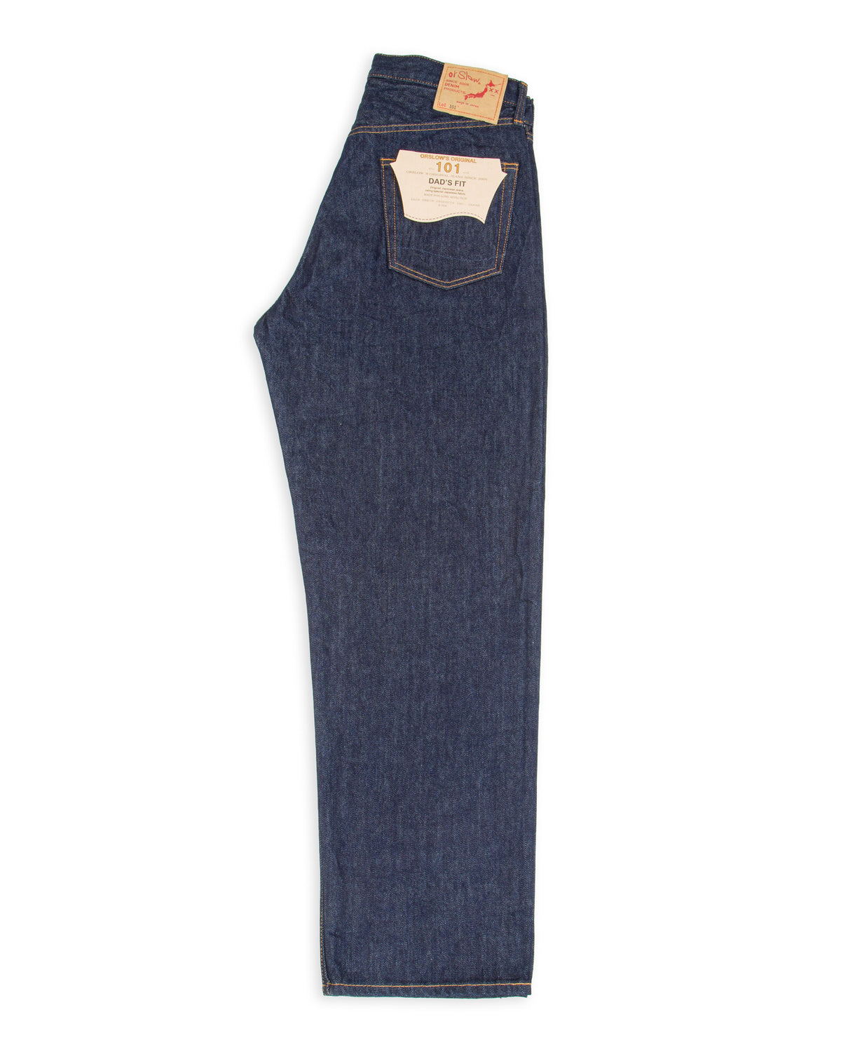 OrSlow 101 Dad's Fit Denim Pants (Unisex) - One Wash - Standard & Strange