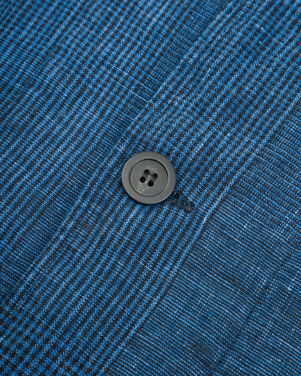 OrSlow Shop Coat (Unisex) - Indigo Check - Standard & Strange