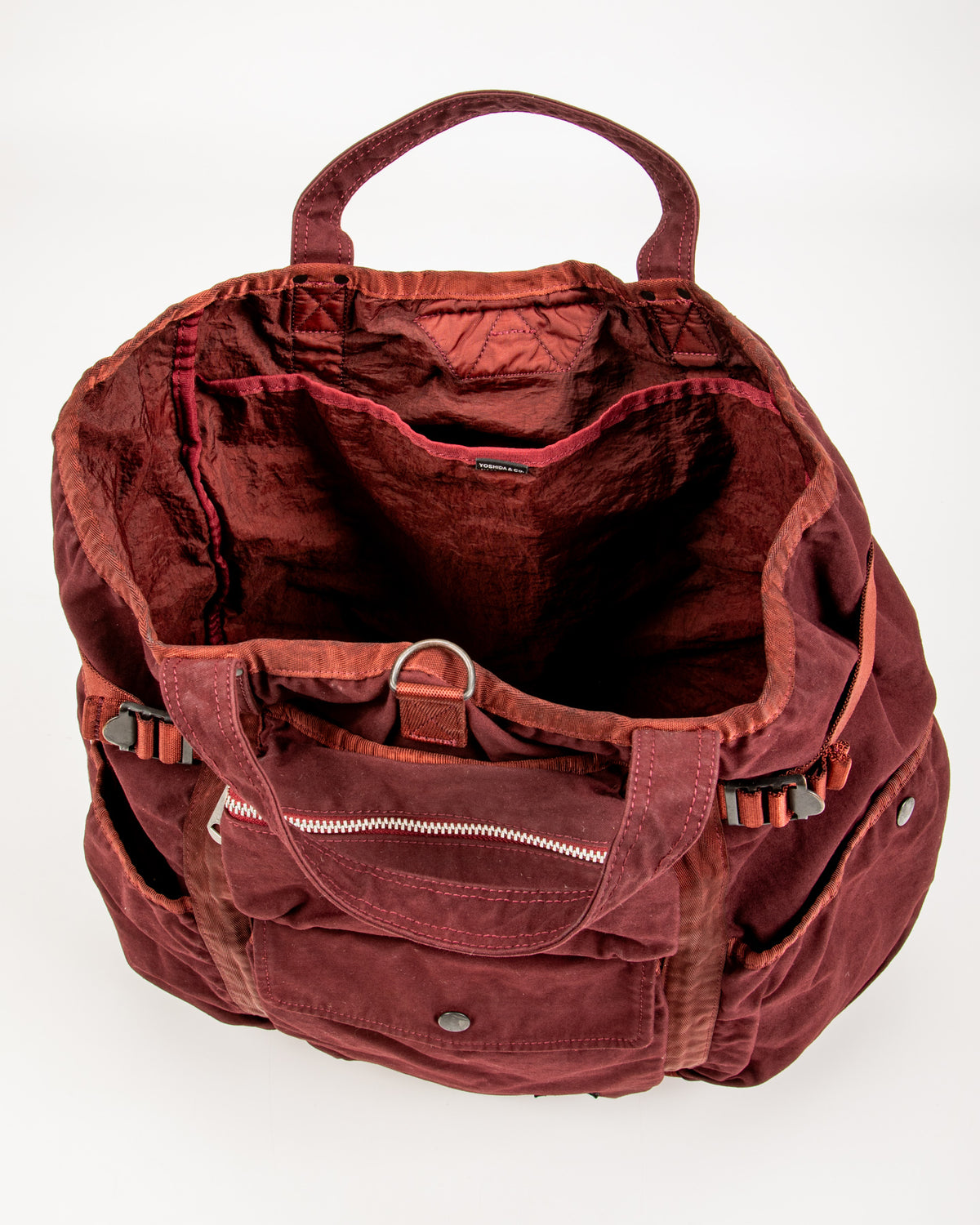PORTER - Yoshida & Co Crag 2Way Rucksack - Maroon - Standard & Strange