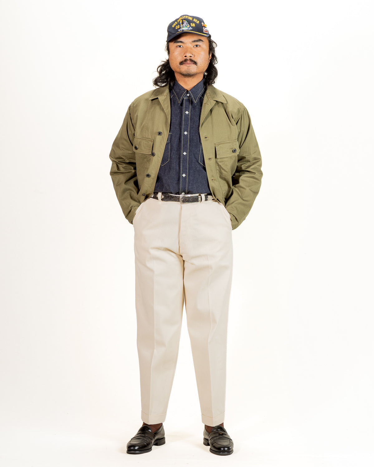 Papa Nui Beach Combat Jacket - Olive Drab - Standard & Strange