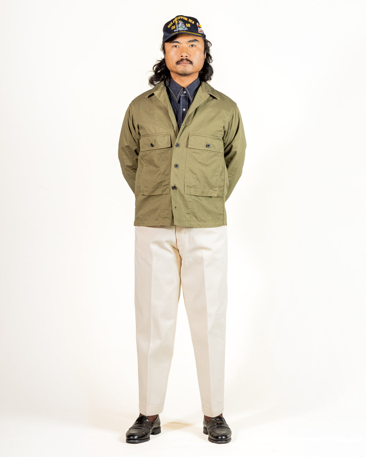Papa Nui Beach Combat Jacket - Olive Drab - Standard & Strange
