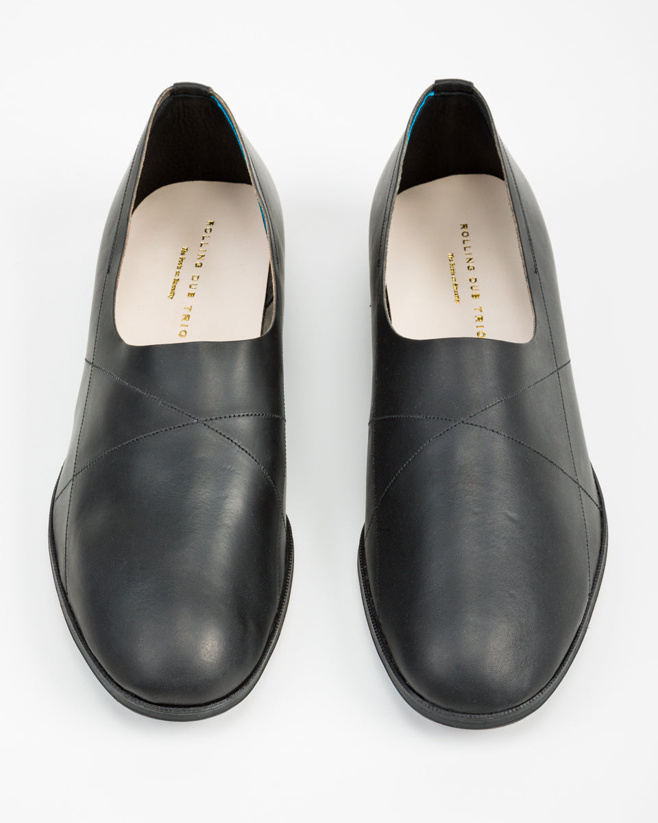 Rolling Dub Trio Spider Slip-Ons - Black Guidi Calf - Standard & Strange