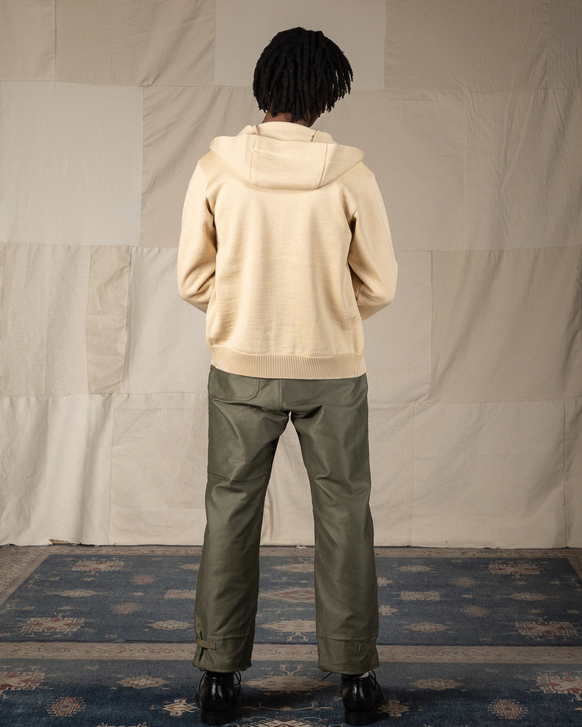 The Real McCoy's 30s Hooded Knit Sweater - Ecru - Standard & Strange