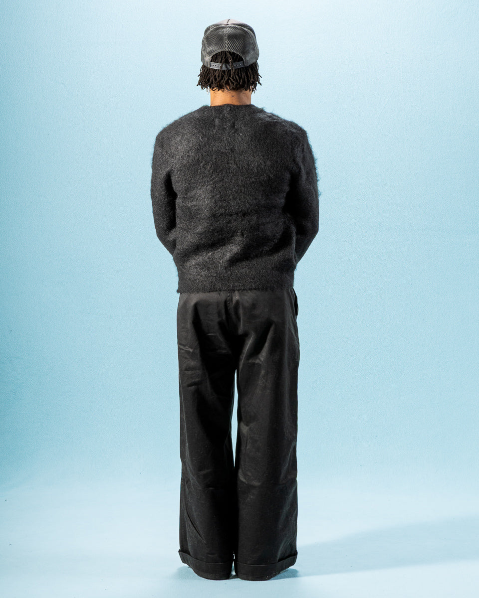 The Real McCoy's Joe McCoy Mohair Cardigan - Black - Standard & Strange