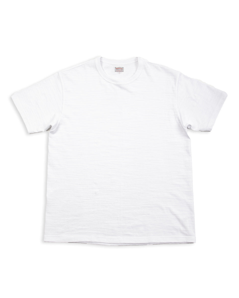 The Real McCoy's Athletic T-Shirt / Loop-Wheel - White - Standard & Strange