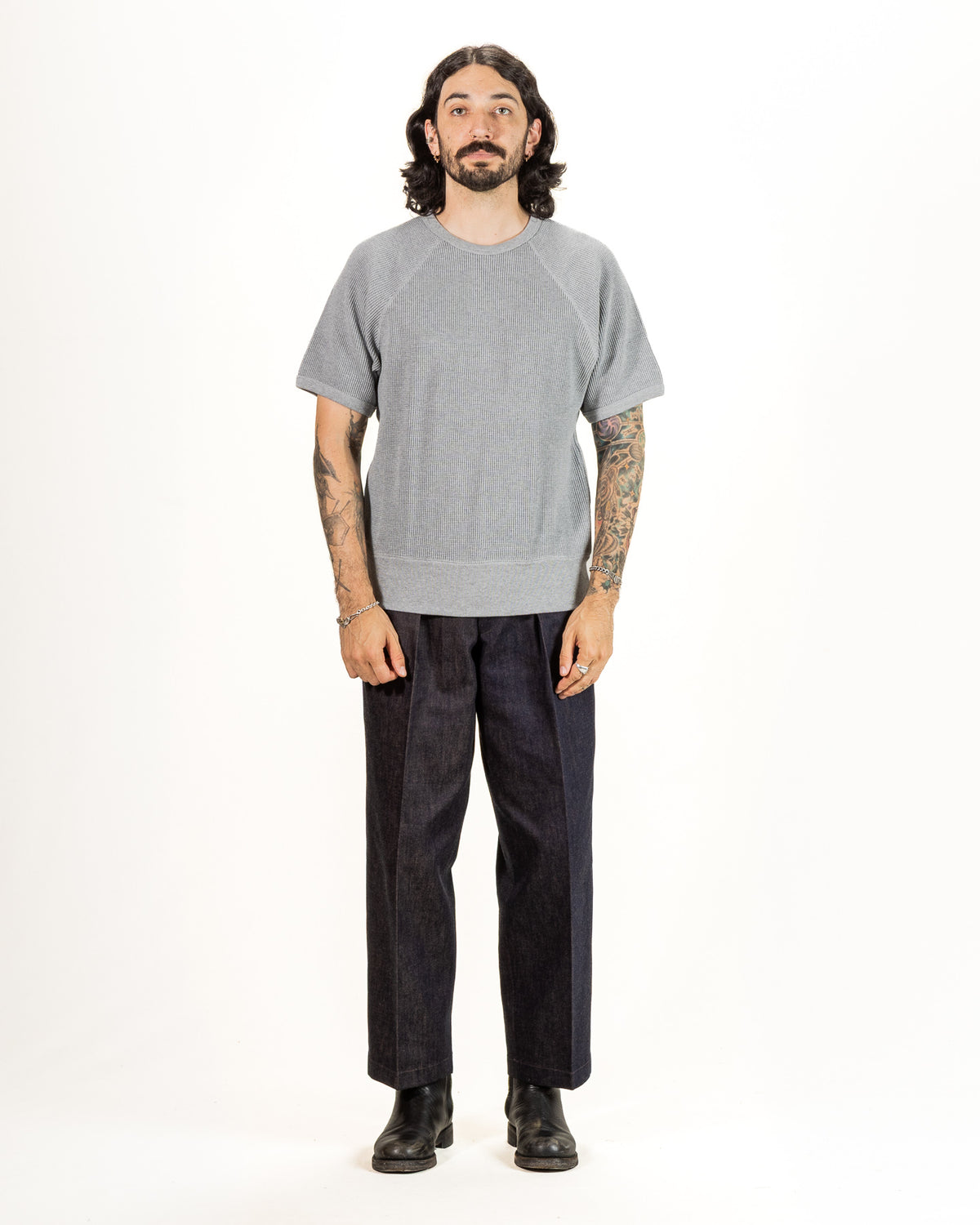 The Real McCoy's Summer Thermal Tee - Gray - Standard & Strange